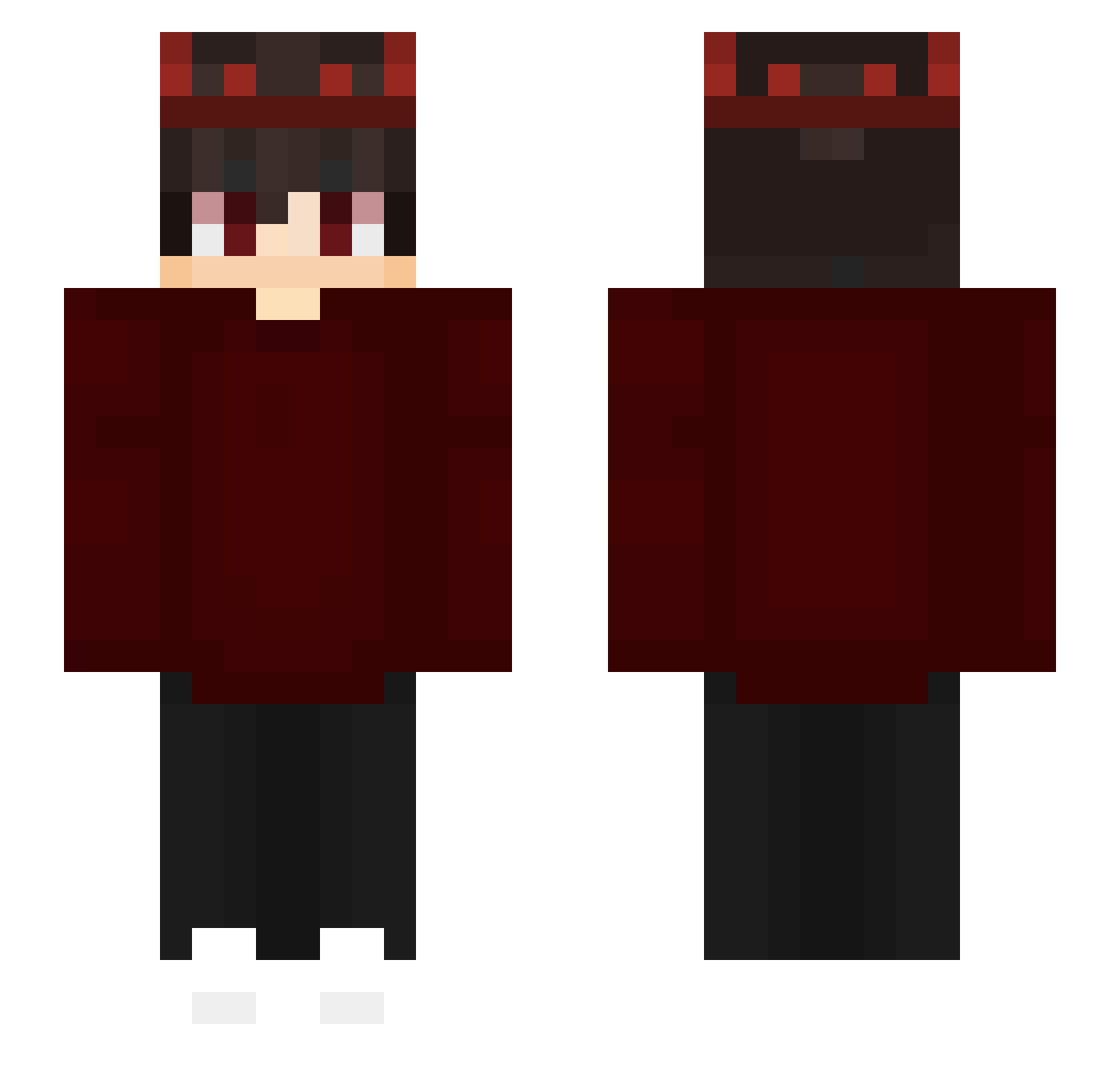 yFrosty__ Minecraft skin, front and back view