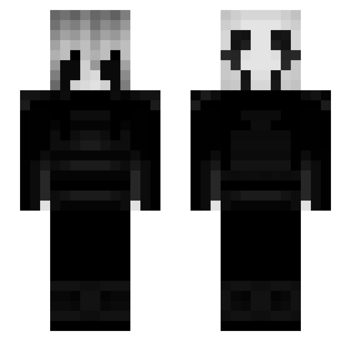 Xx_K4_xX Minecraft skin, front and back view