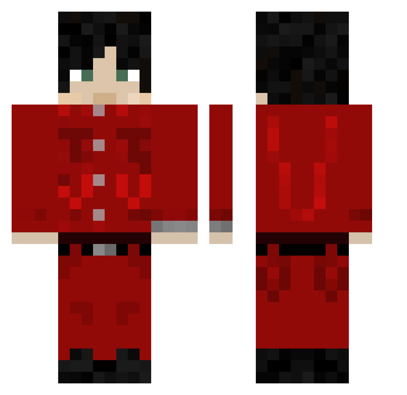 d1ngusss Minecraft skin, front and back view