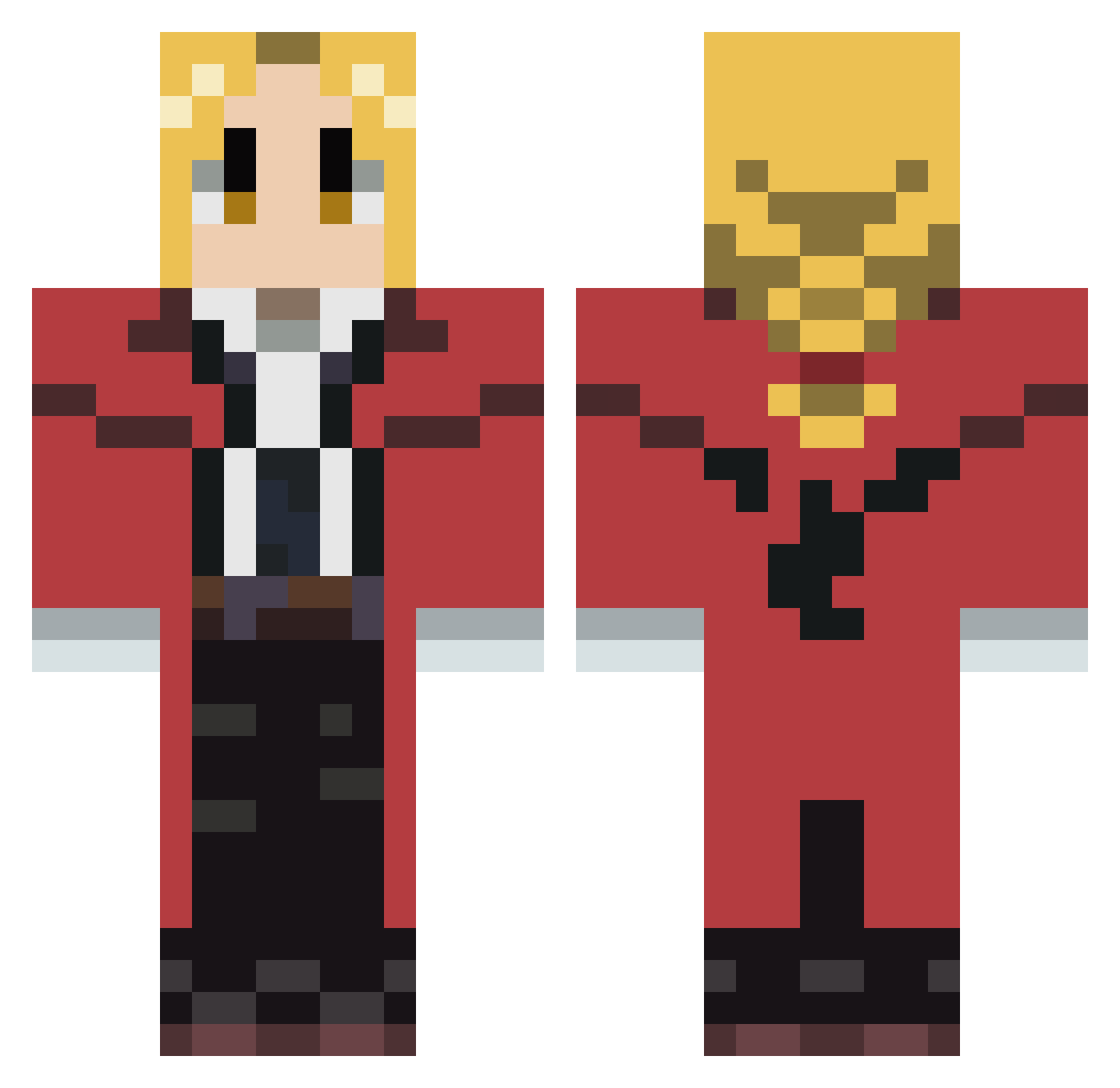 SkyLigth - fullmetal alchemist Minecraft skin