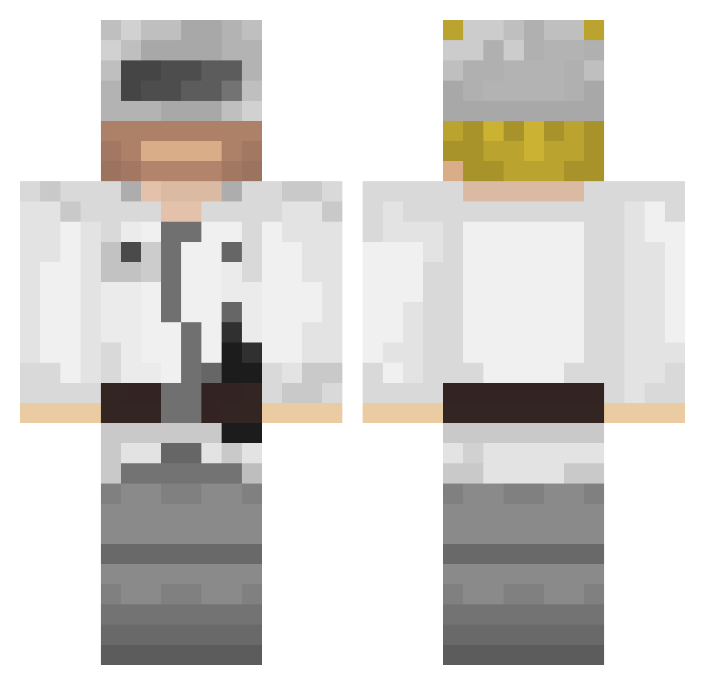 _Timejt_ Minecraft skin, front and back view