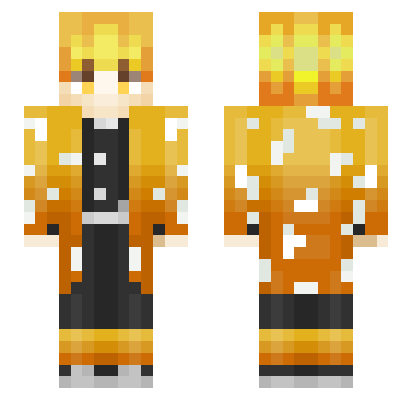 _Gabbz_ Minecraft skin, front and back view