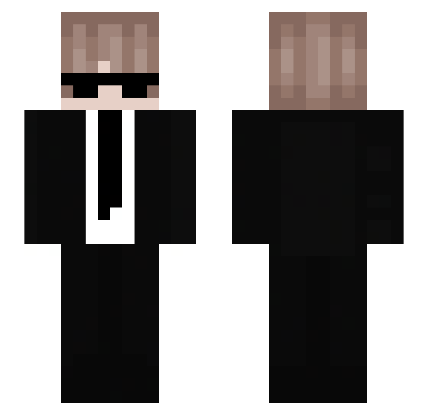 shawn20014 Minecraft skin, front and back view