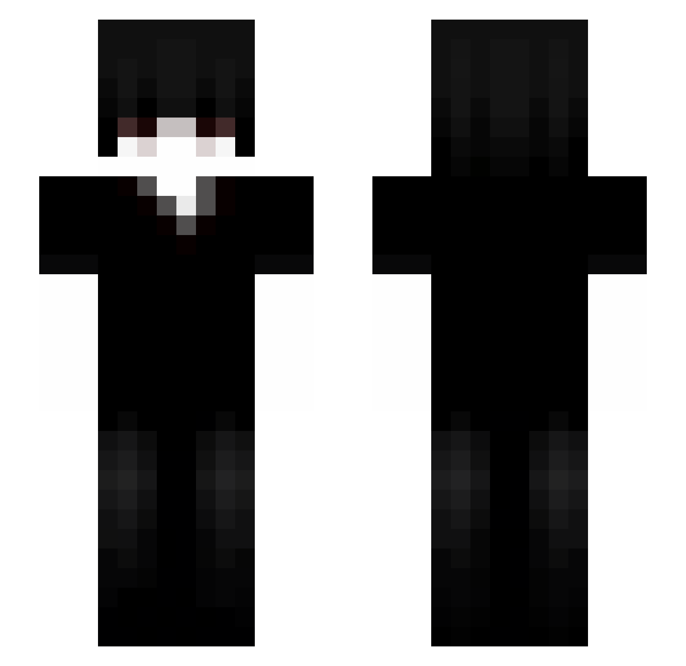 ochd Minecraft skin, front and back view