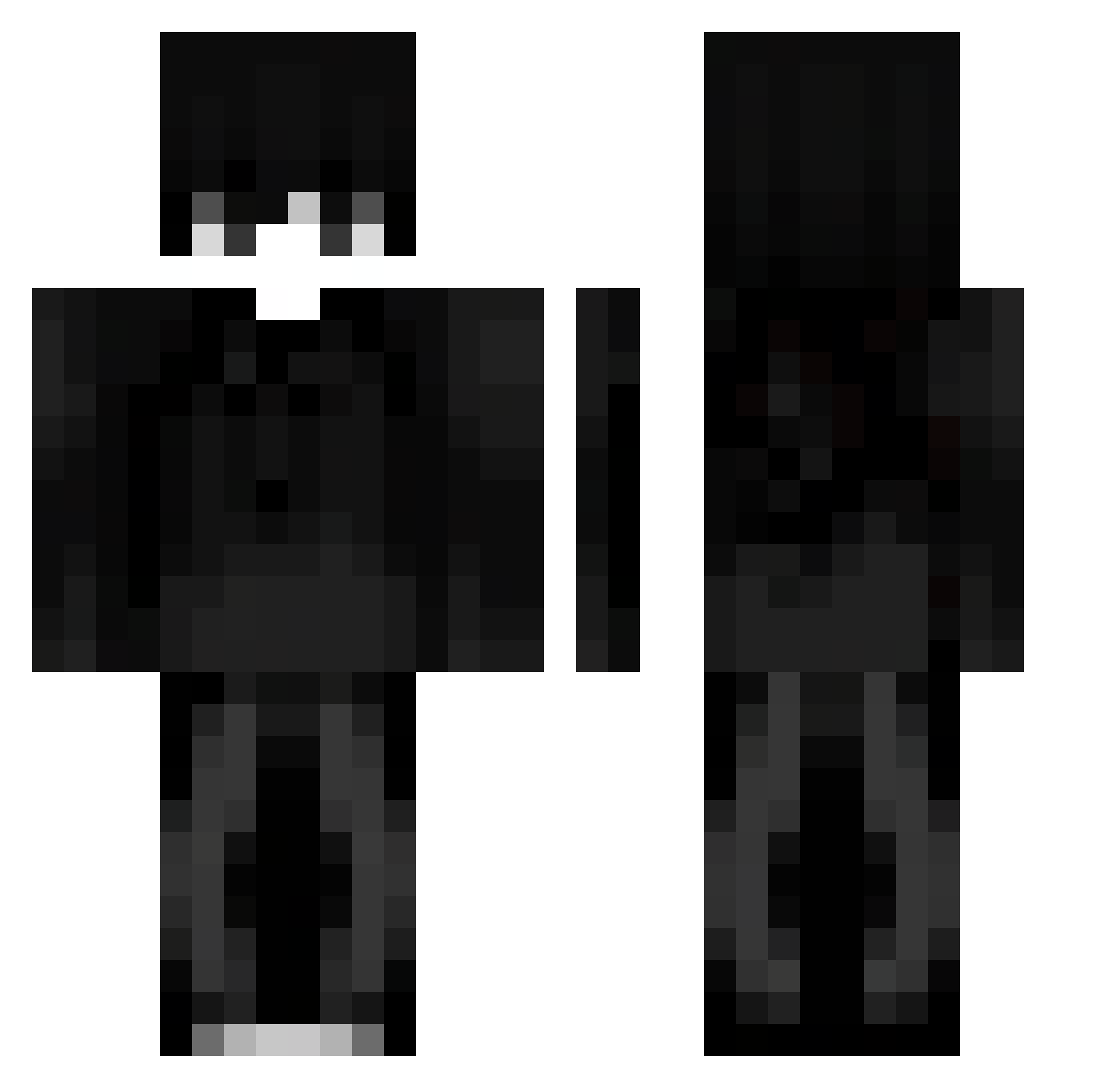 wylotkaa Minecraft skin, front and back view