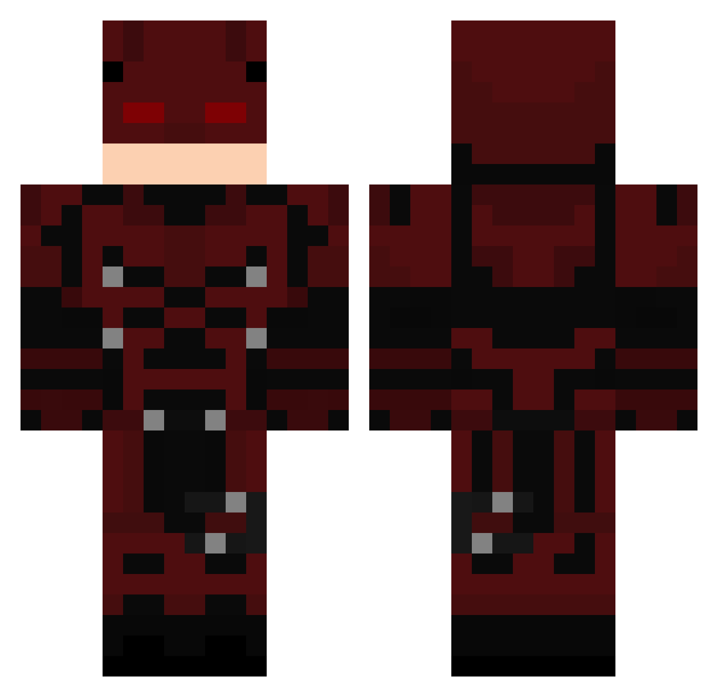 Szucsclan3 Minecraft skin, front and back view