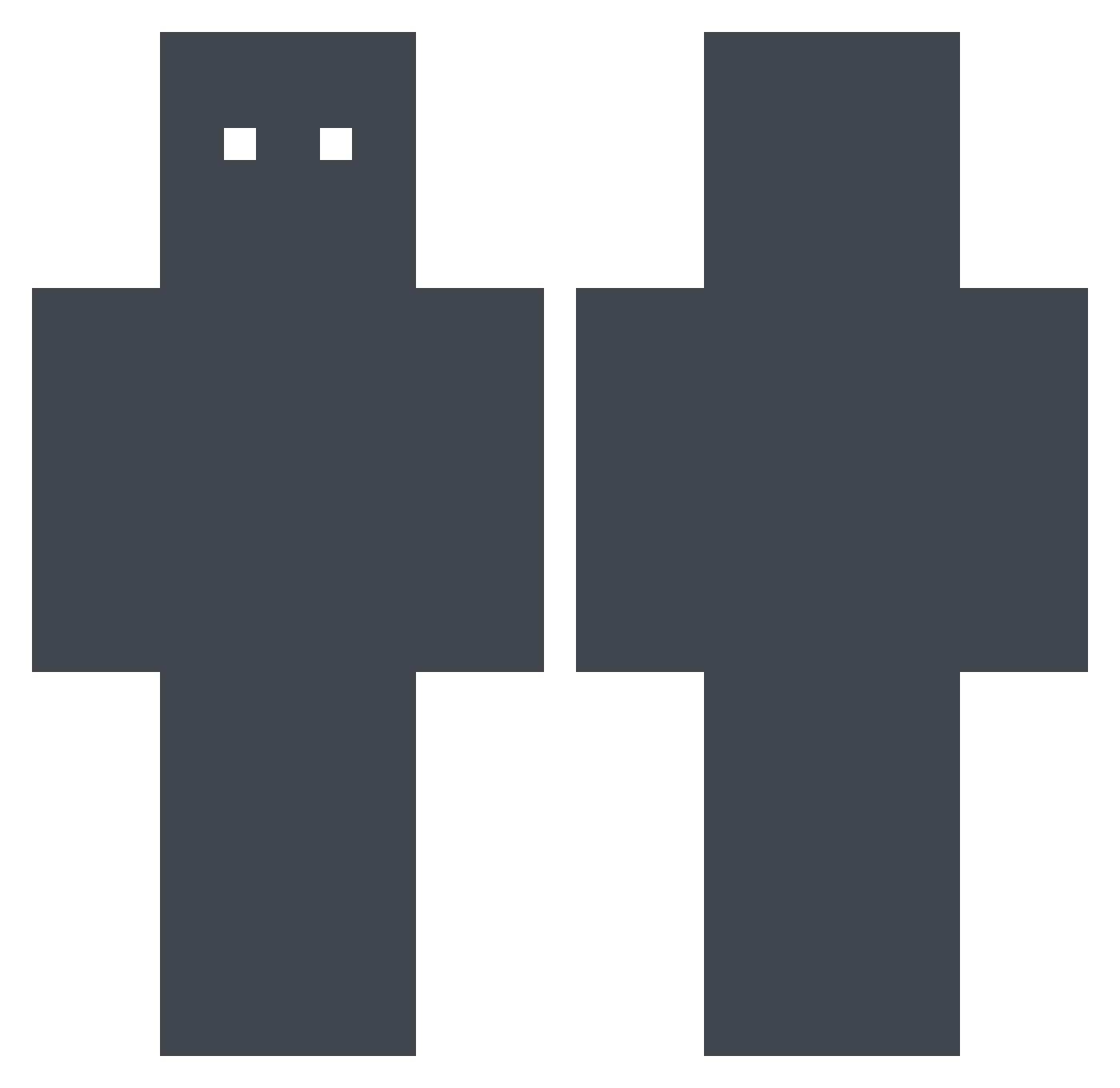 Ruben_ias Minecraft skin, front and back view
