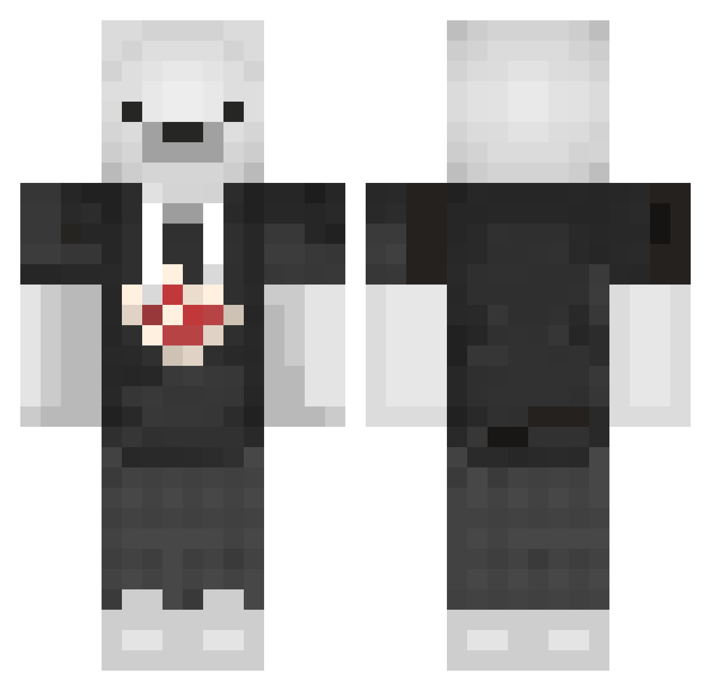 xunning_333 Minecraft skin, front and back view