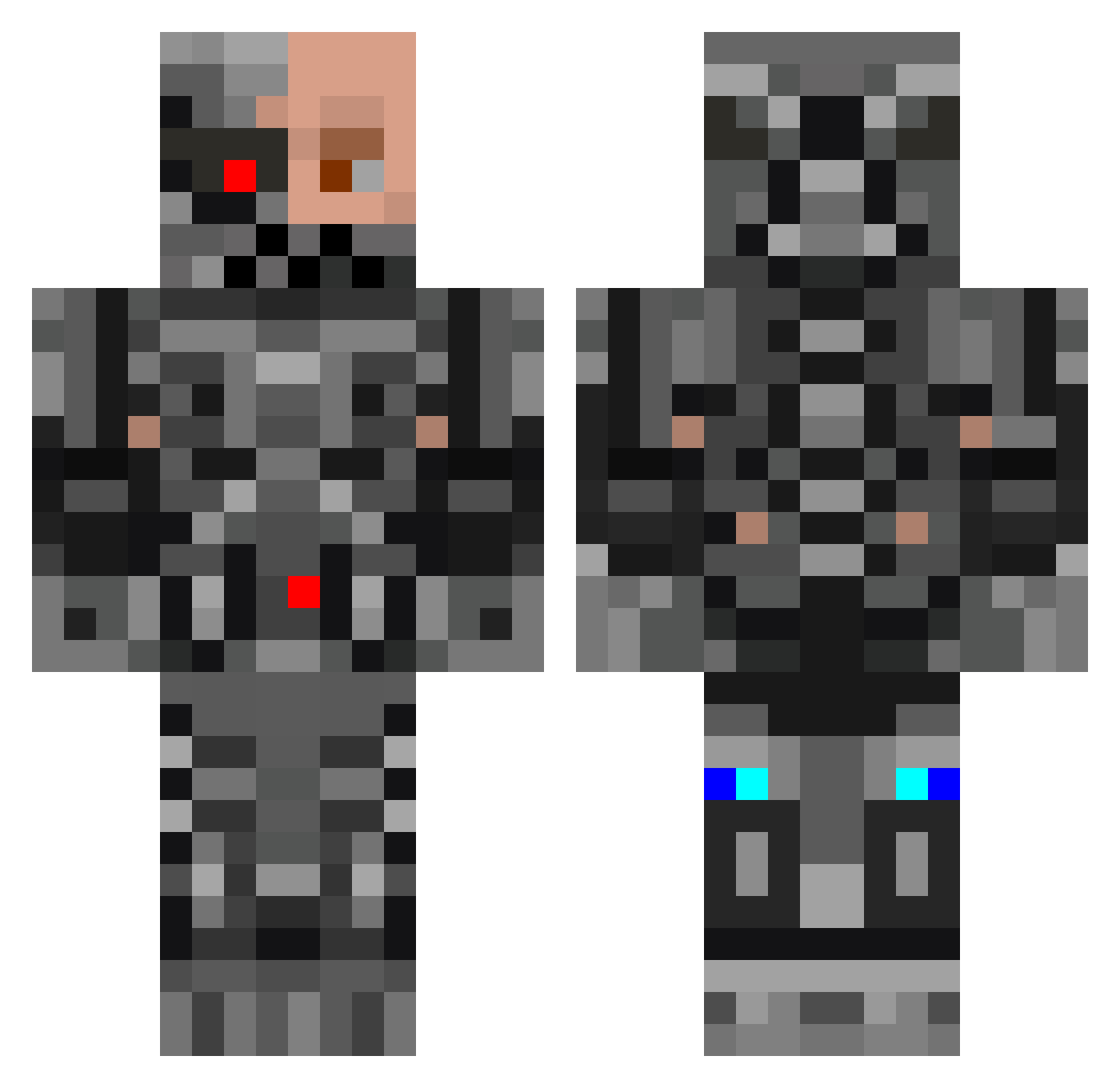 Captain_Rex_207 Minecraft skin, front and back view