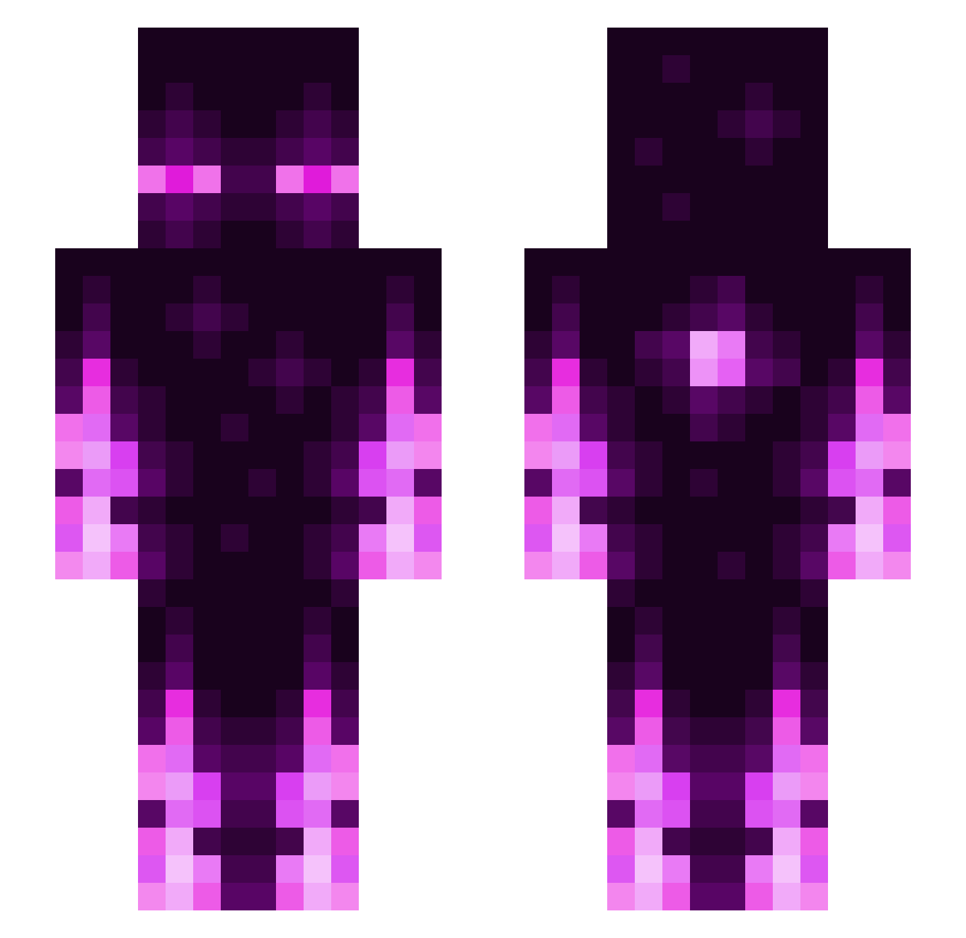 zlxenny2 Minecraft skin, front and back view