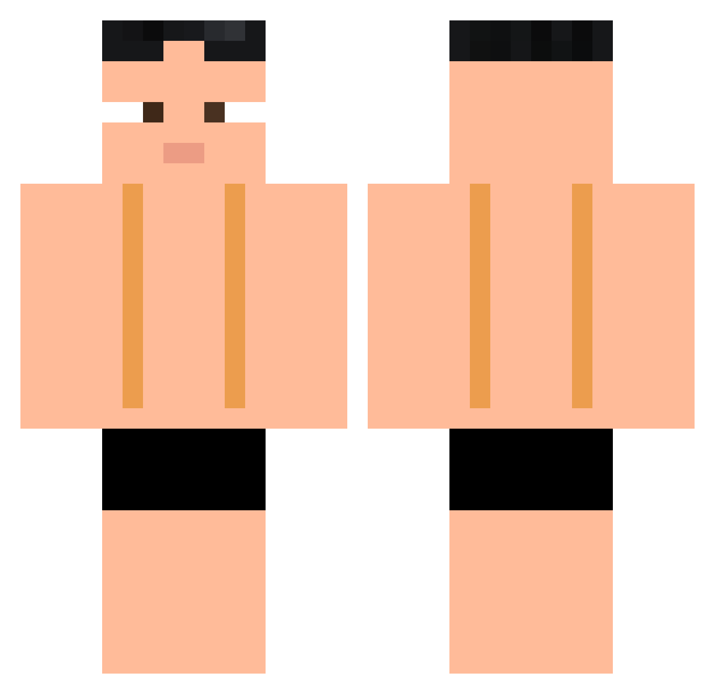 Thomas8784 Minecraft skin, front and back view