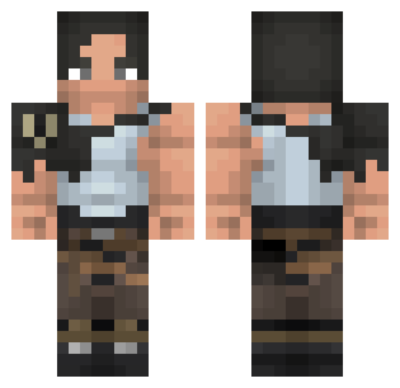 VladKamarin Minecraft skin, front and back view