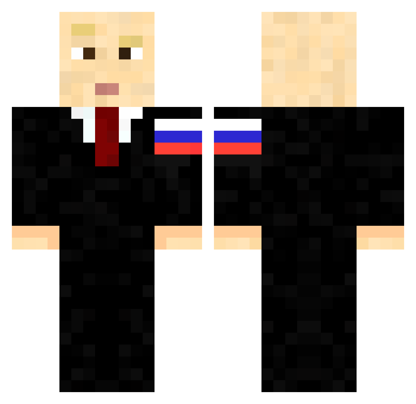 Folser___ Minecraft skin, front and back view