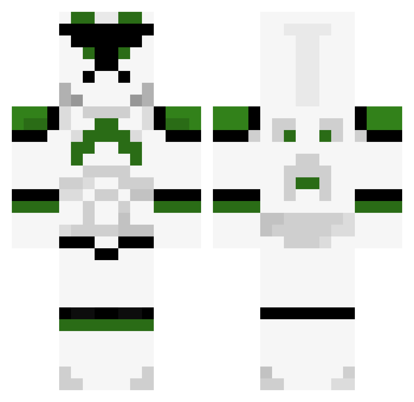 DangleAllDay28 Minecraft skin, front and back view
