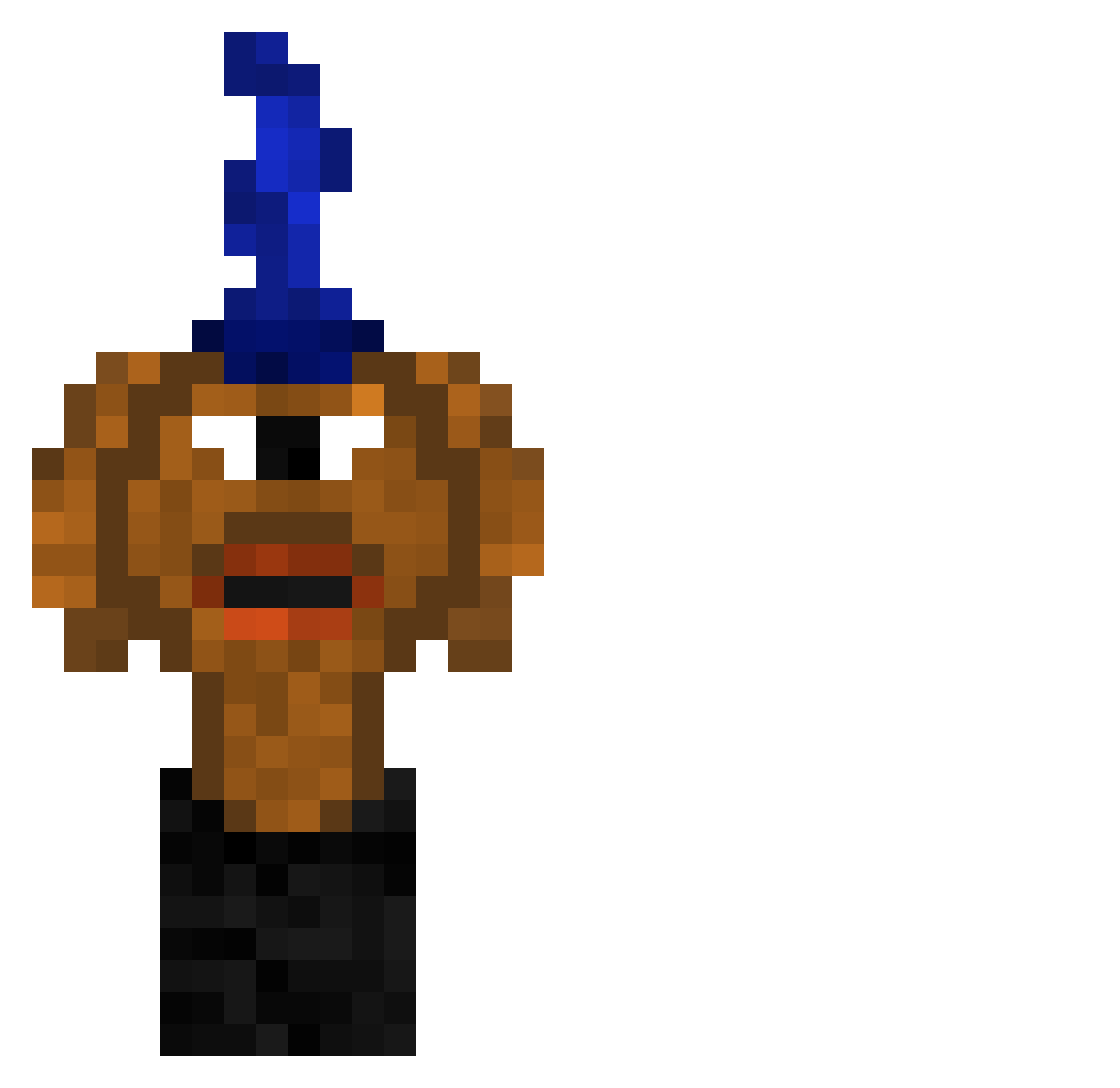MarkTheBeast1 Minecraft skin, front and back view