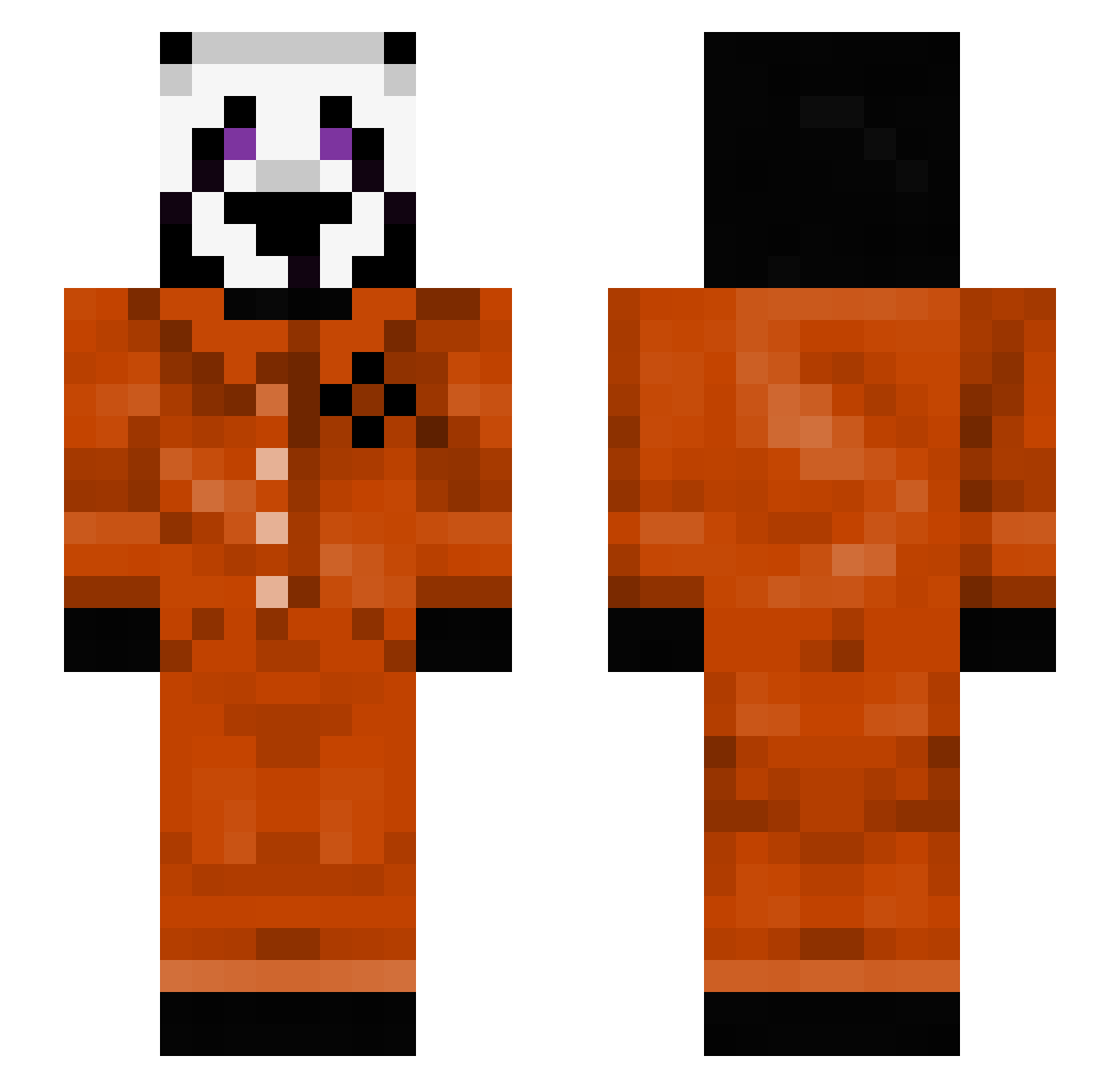 TheFox23499 Minecraft skin, front and back view