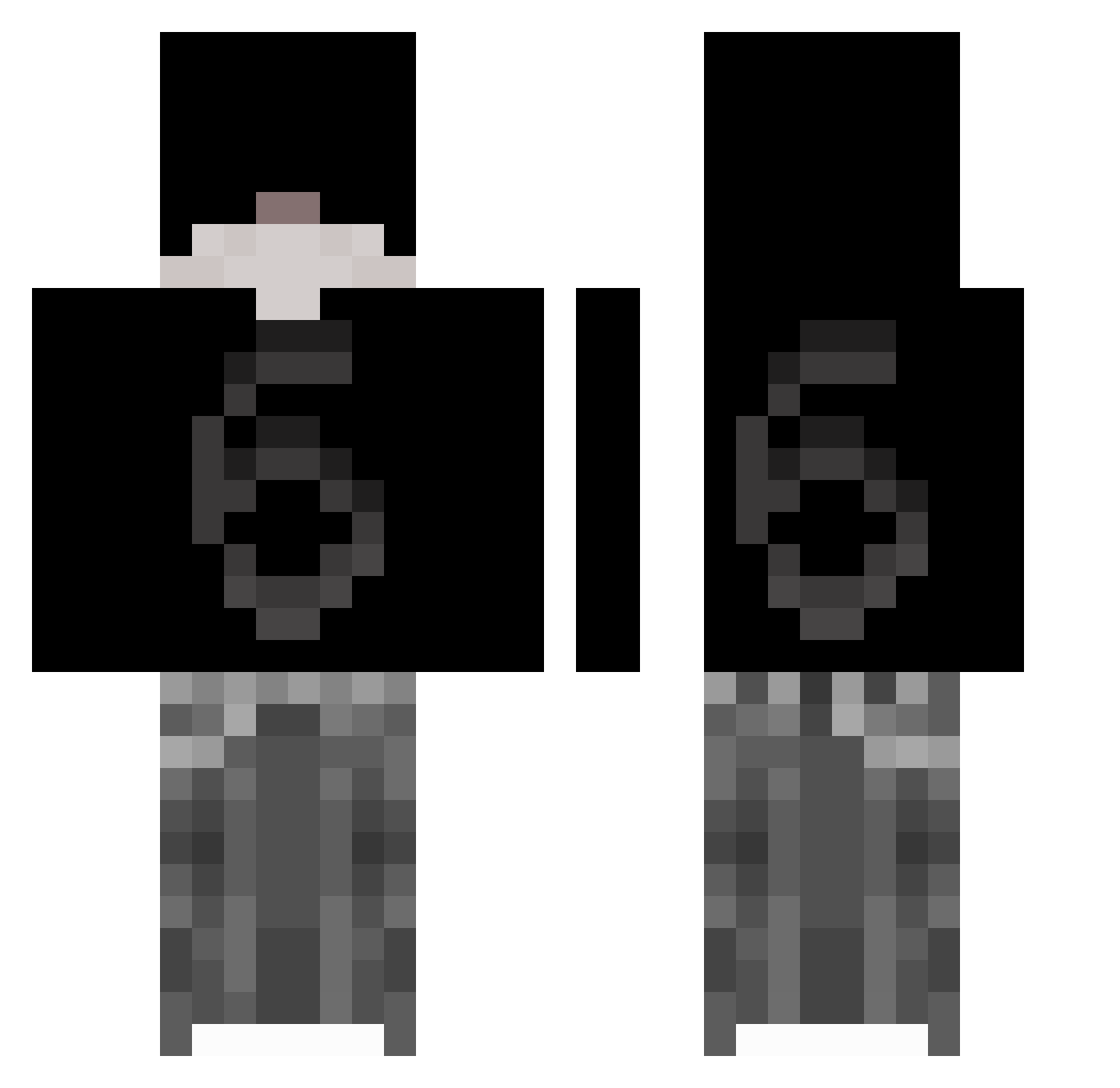enharp_ Minecraft skin, front and back view