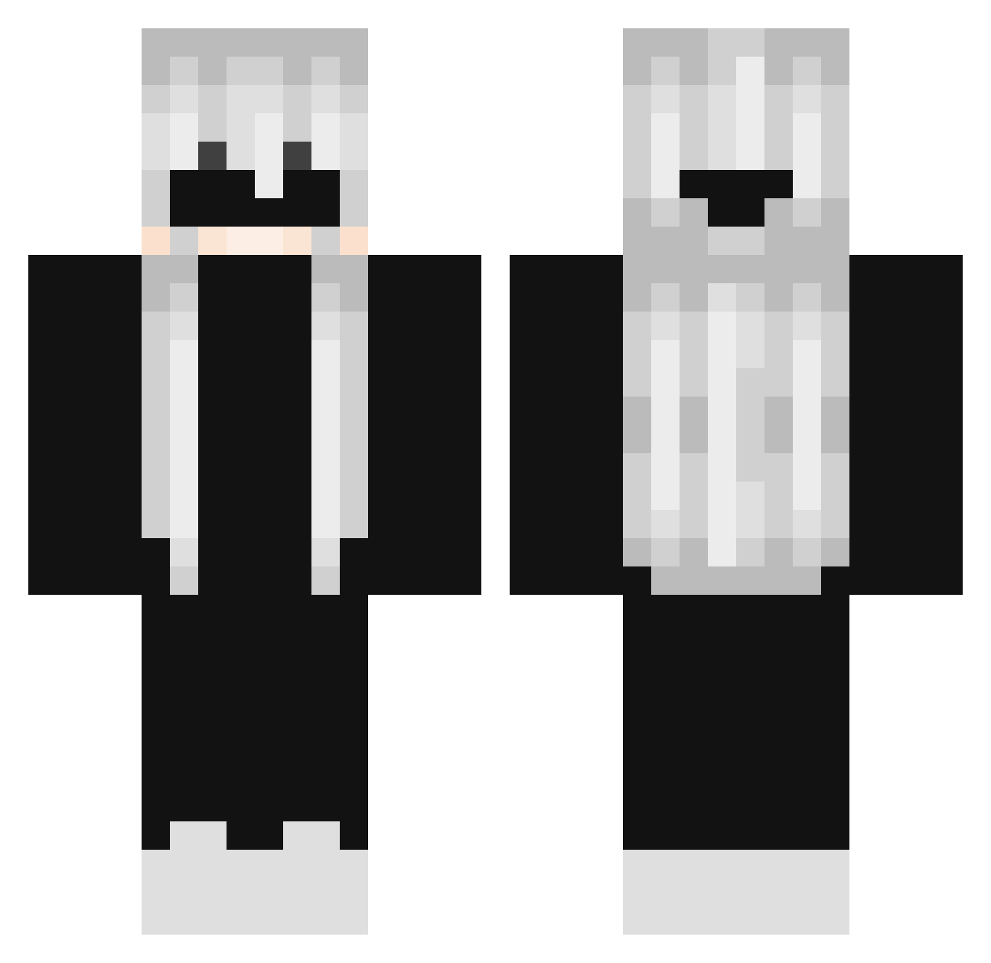 Siinay_ Minecraft skin, front and back view