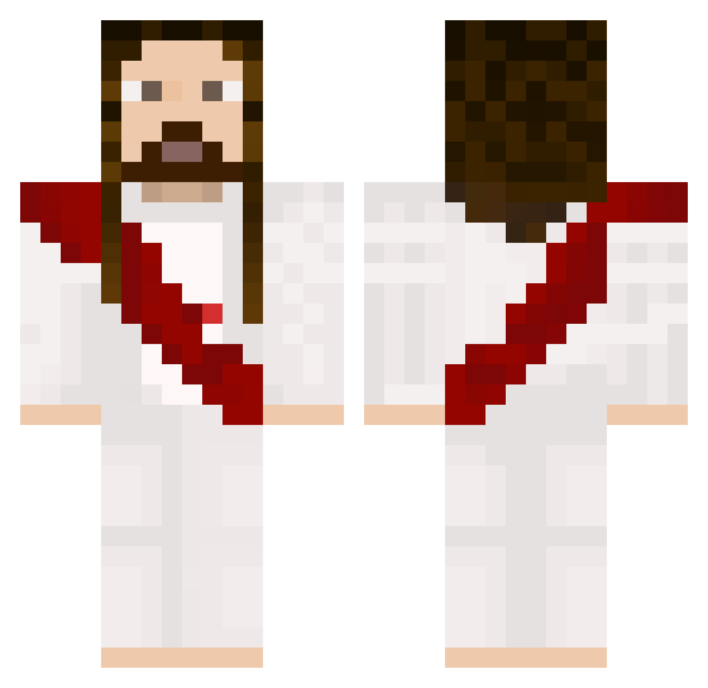BraydenSchmidt Minecraft skin, front and back view