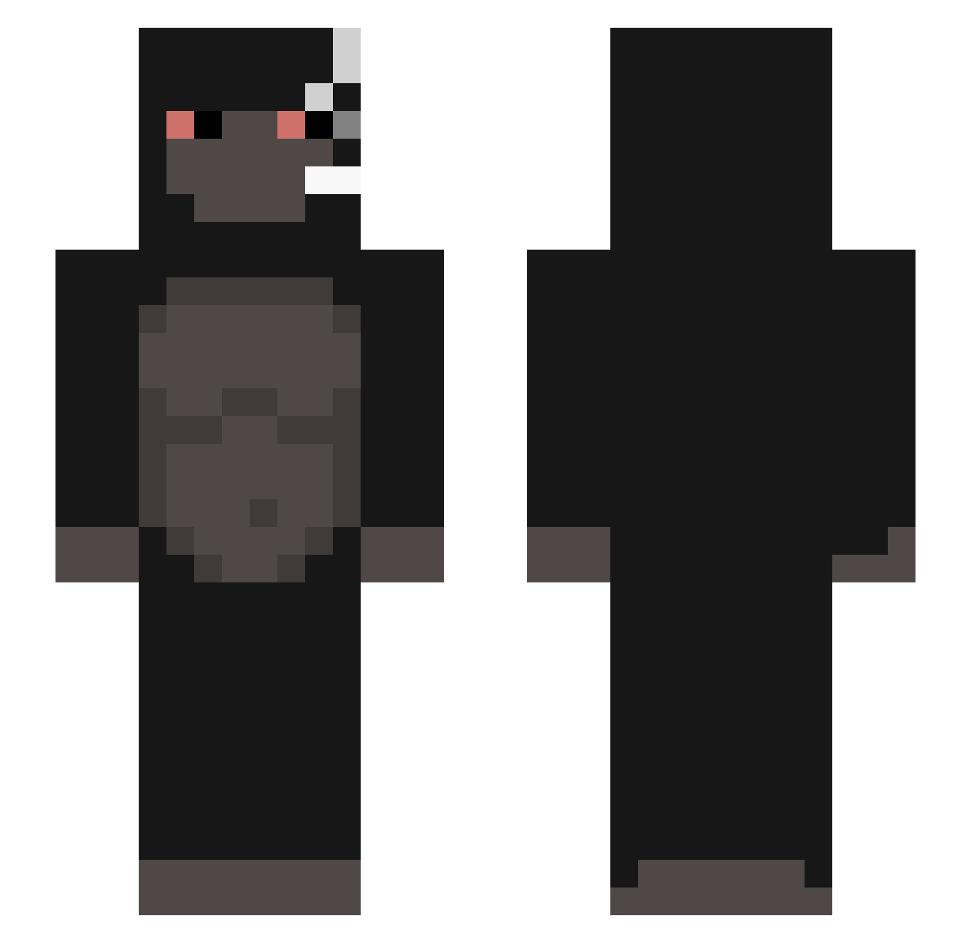 JJayydn Minecraft skin, front and back view