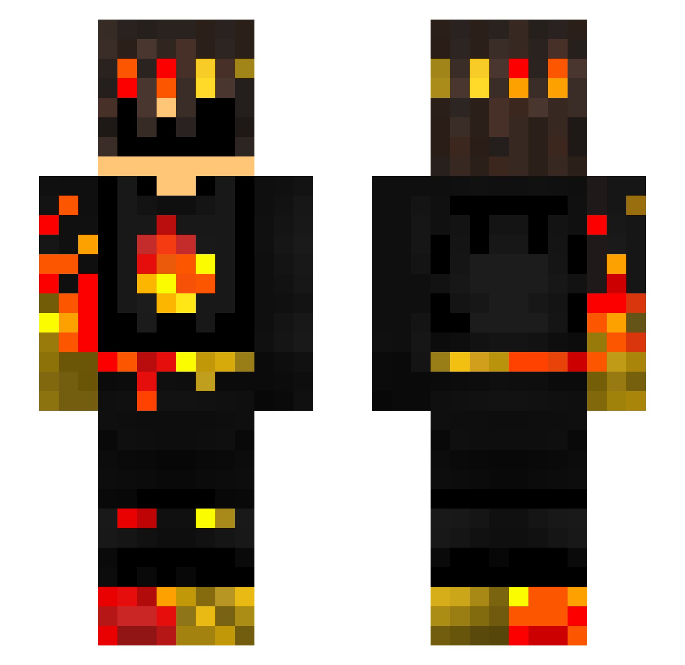 LinhVxTNX0303 Minecraft skin, front and back view