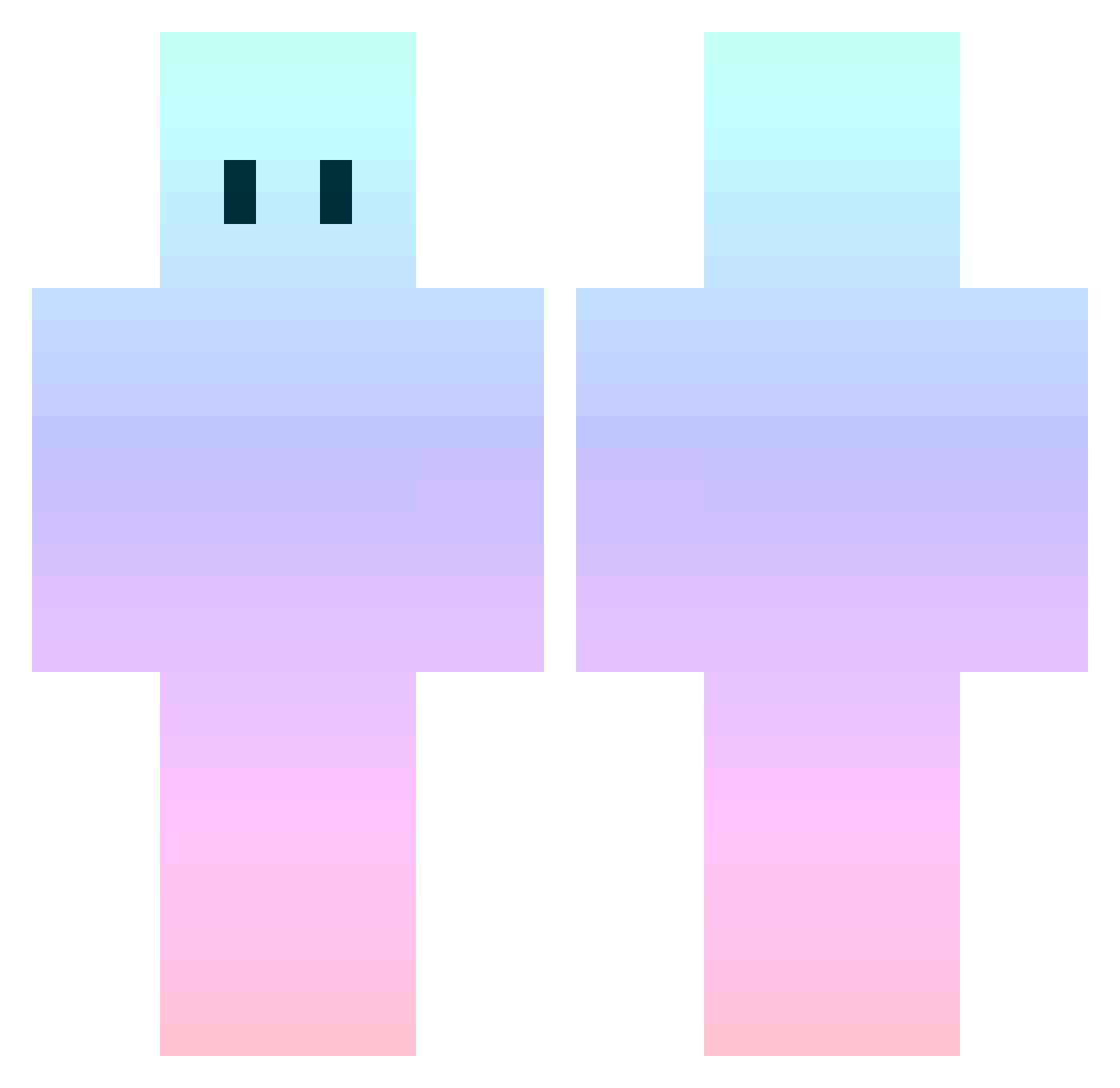 TerryTYLim Minecraft skin, front and back view