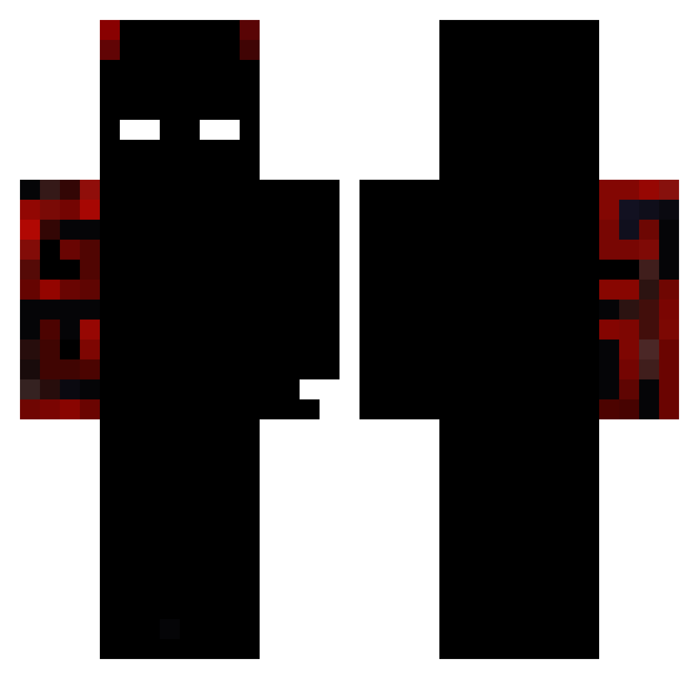 MANUELPGAMER Minecraft skin, front and back view