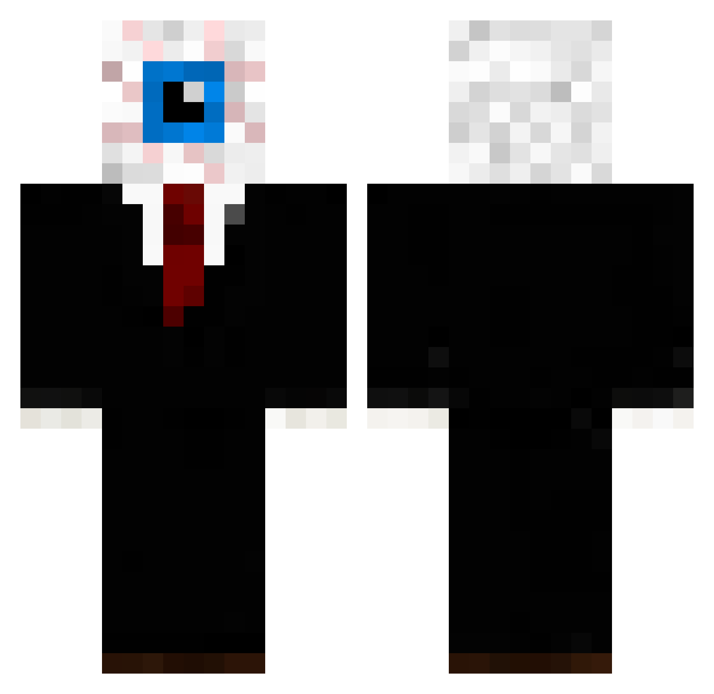 chikipi_chan Minecraft skin, front and back view