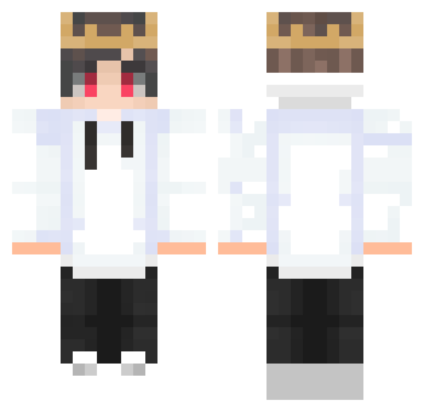 soninos Minecraft skin, front and back view