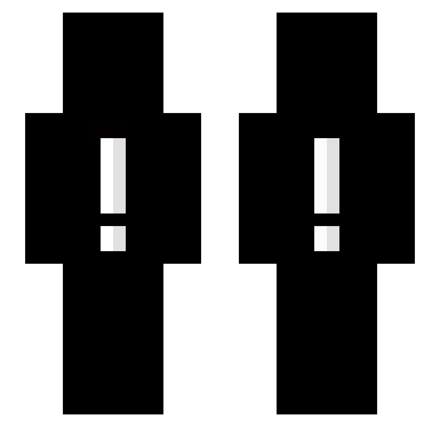 XuprmeRobin Minecraft skin, front and back view
