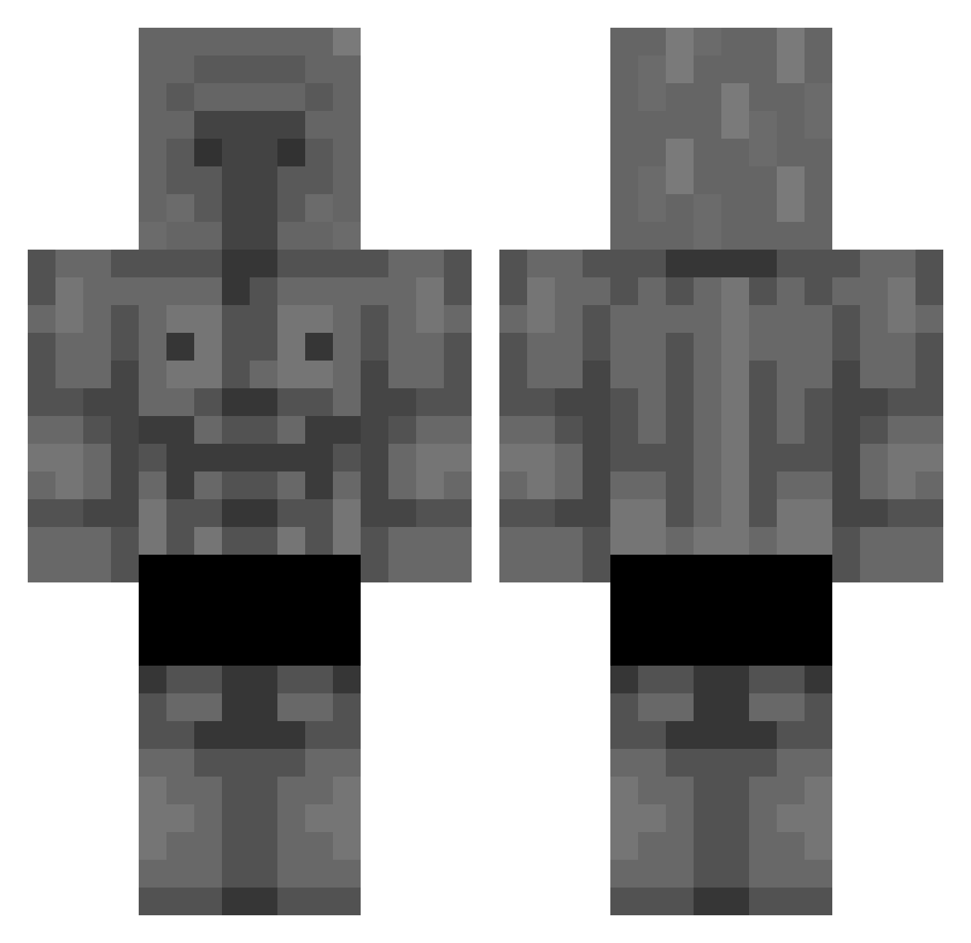 zuck_1234 Minecraft skin, front and back view