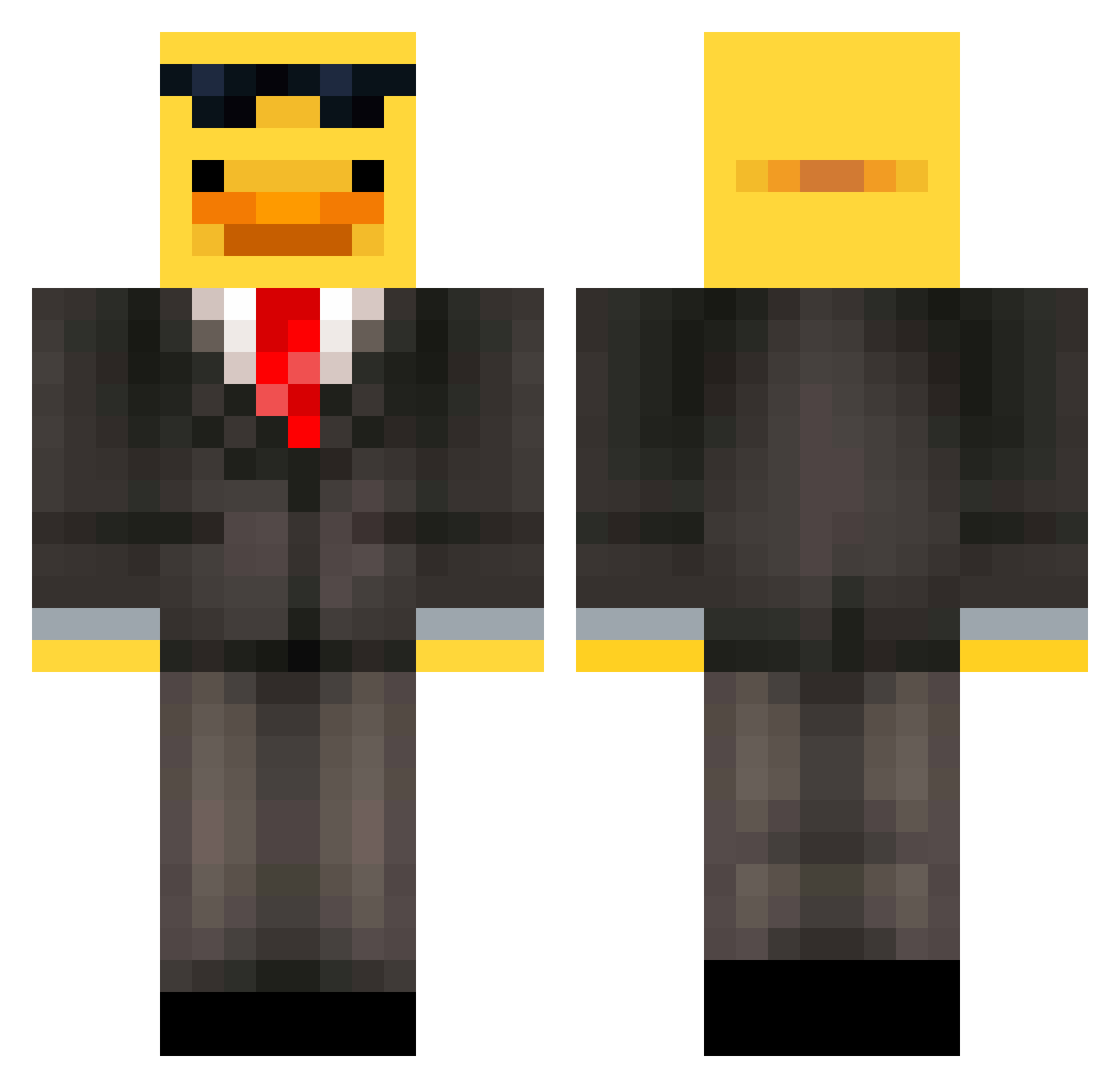 sungjoo13 Minecraft skin, front and back view