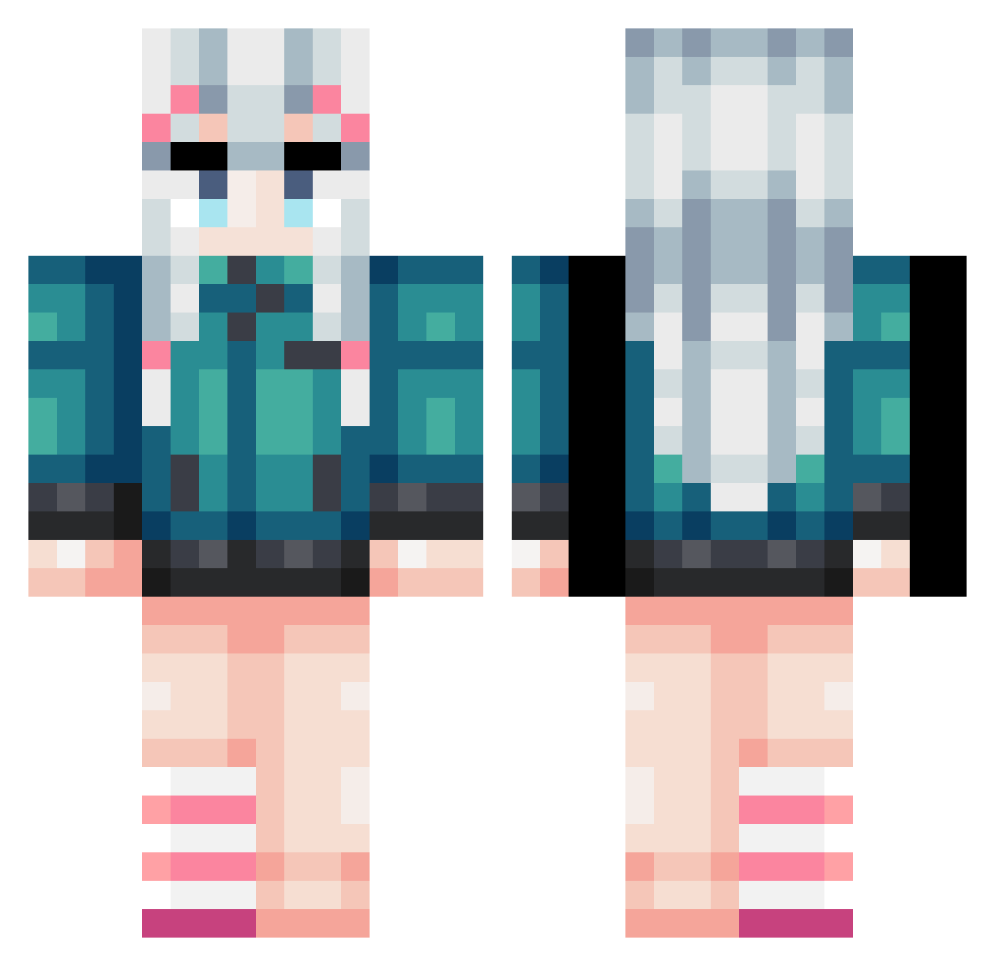 WillieAlt13 Minecraft skin, front and back view