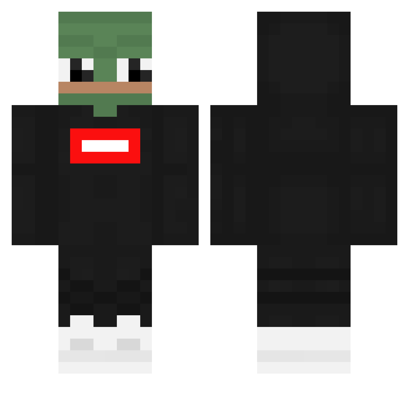 DaichiSxd Minecraft skin, front and back view