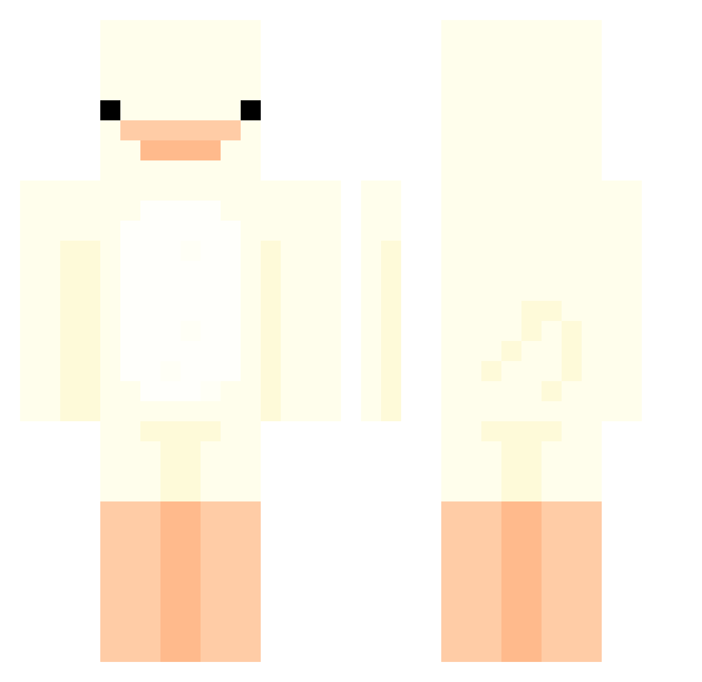 Z1zon_Shalom_S2 Minecraft skin, front and back view