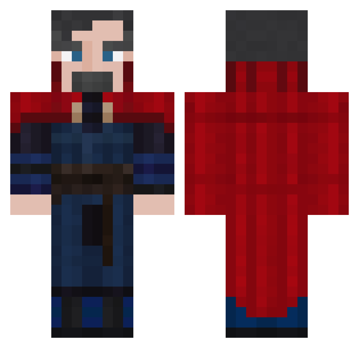 X_LiquidPotato_X Minecraft skin, front and back view