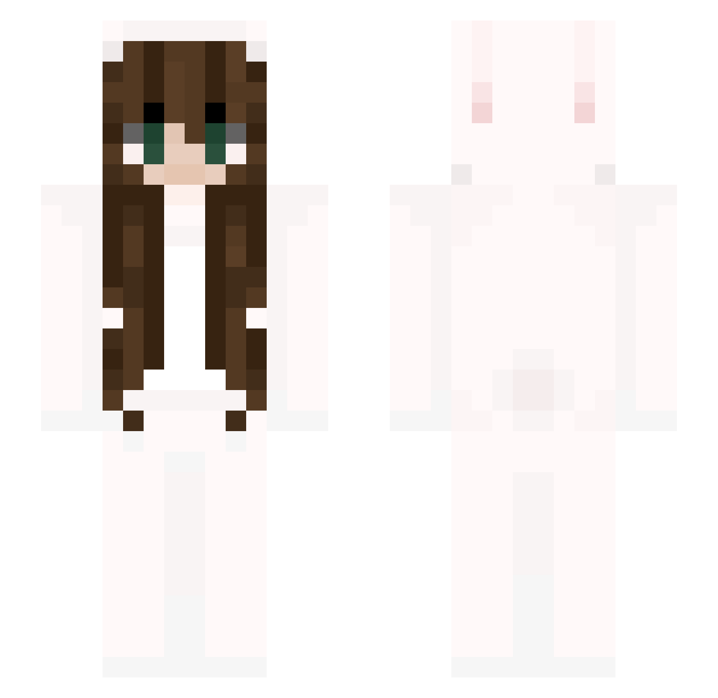 madeline8008 Minecraft skin, front and back view