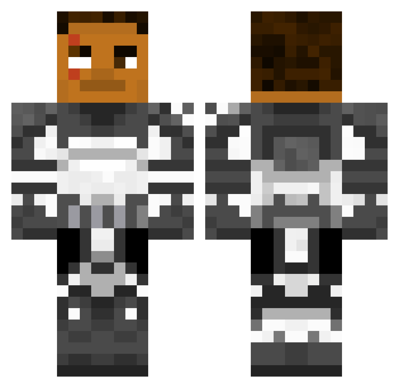 cap1tan420 Minecraft skin, front and back view