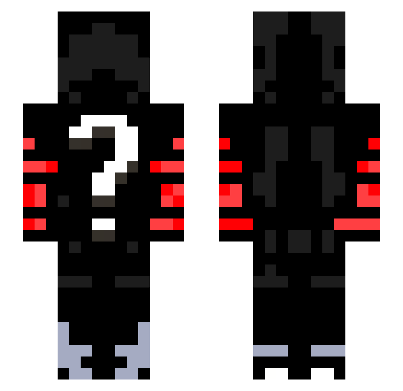 mrultimar Minecraft skin, front and back view