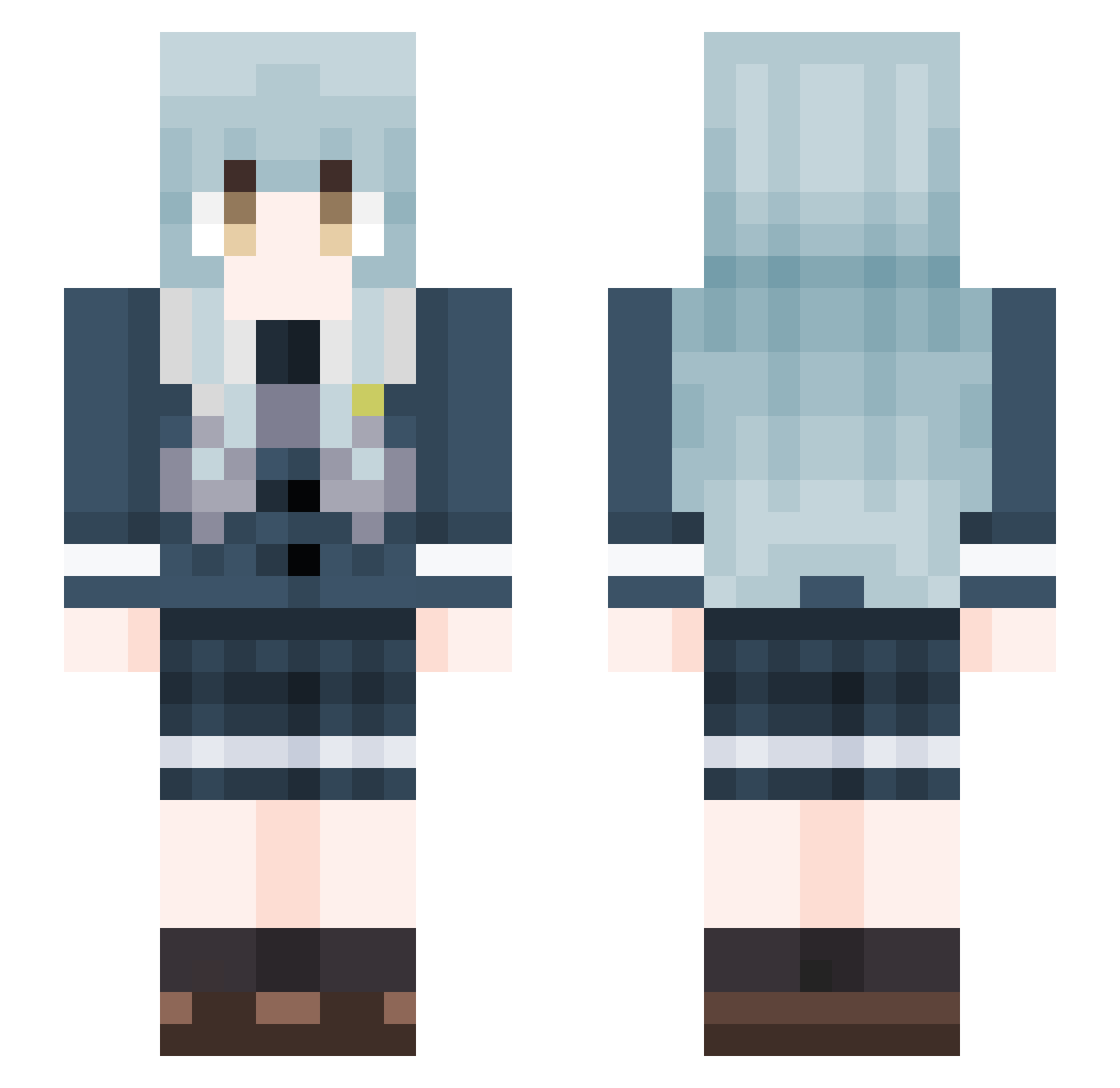 CitruSwiftYoung Minecraft skin, front and back view