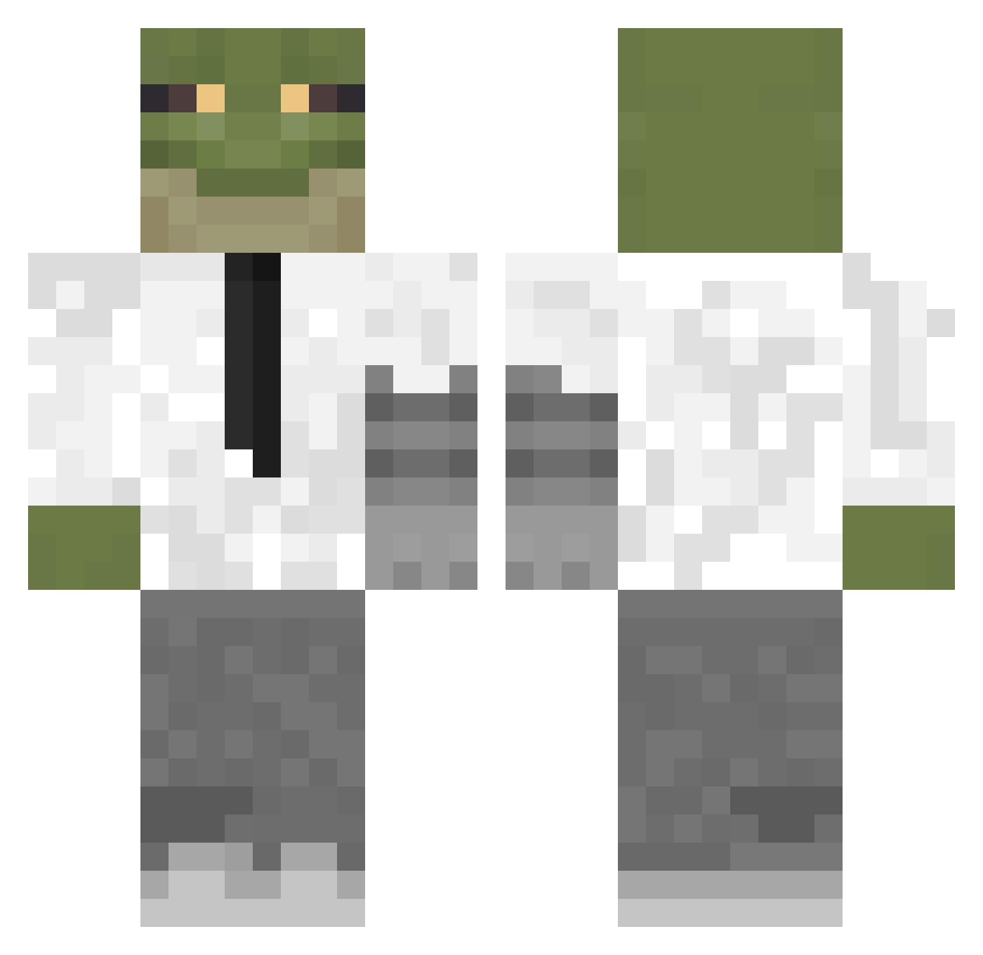 jmasevr_eirrarca Minecraft skin, front and back view