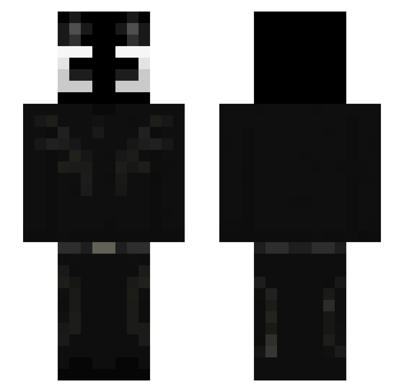 intergmd Minecraft skin, front and back view