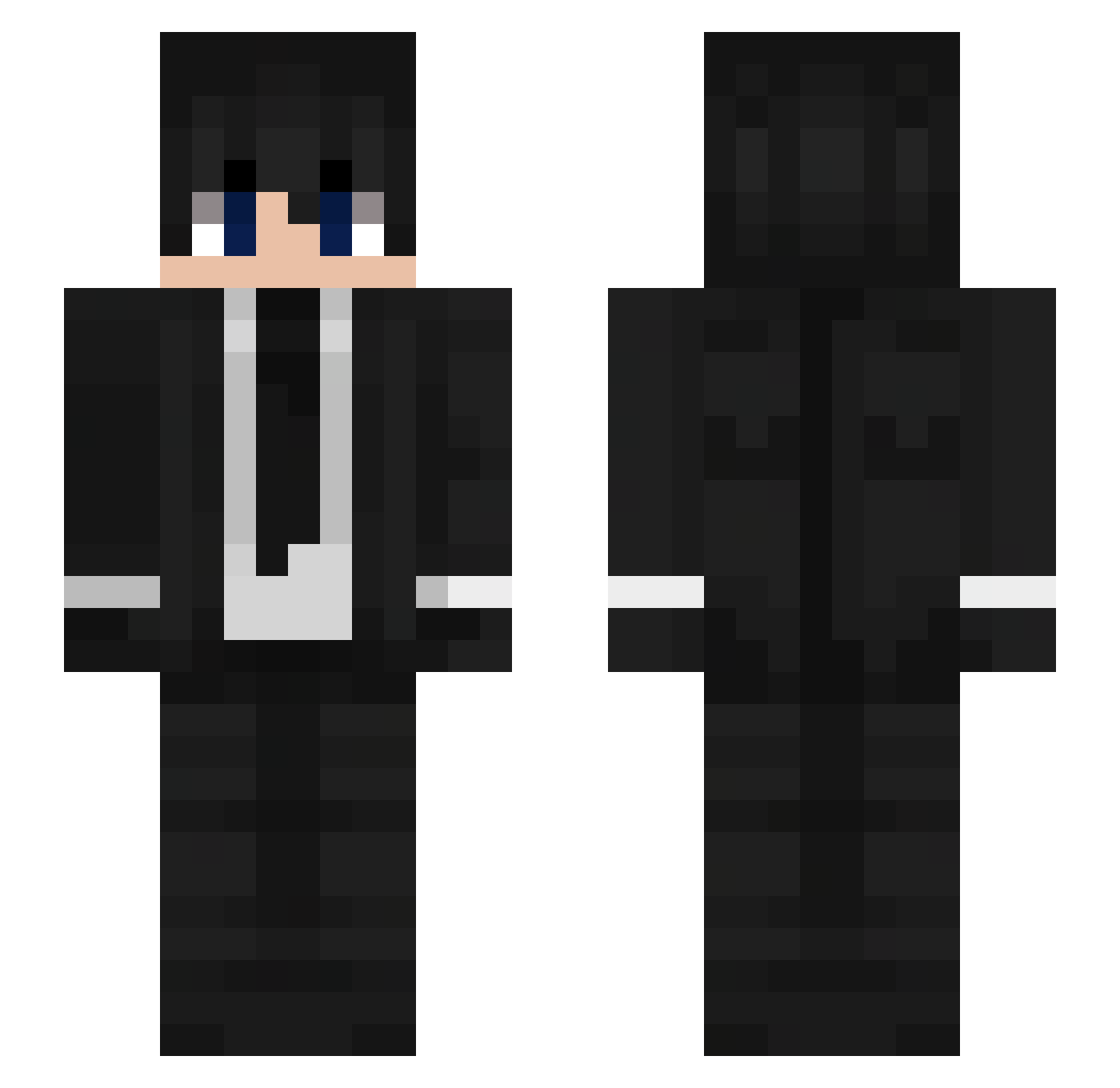 Dr_Pineapple69 Minecraft skin, front and back view