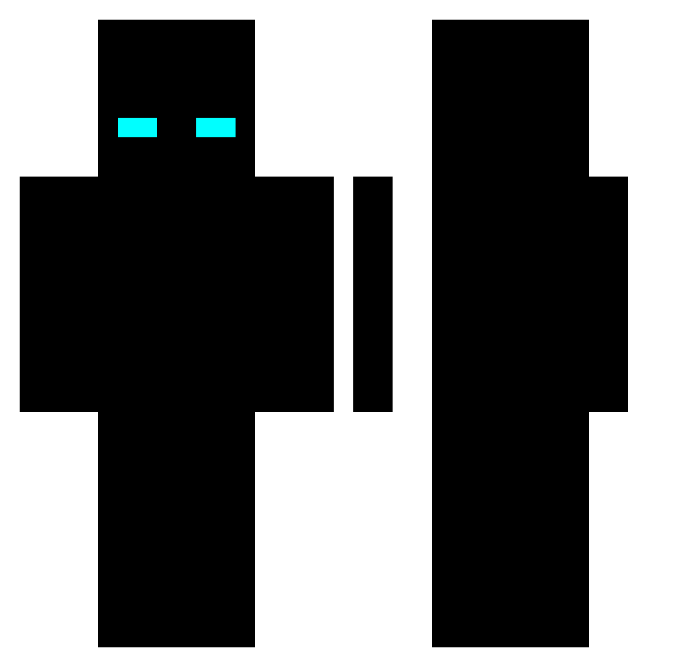 XailexRz Minecraft skin, front and back view