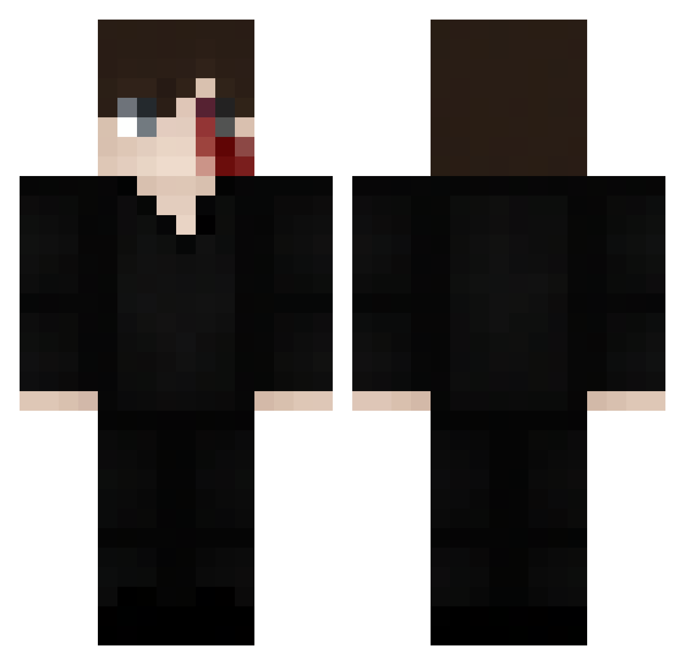 Shandinnn_ Minecraft skin, front and back view