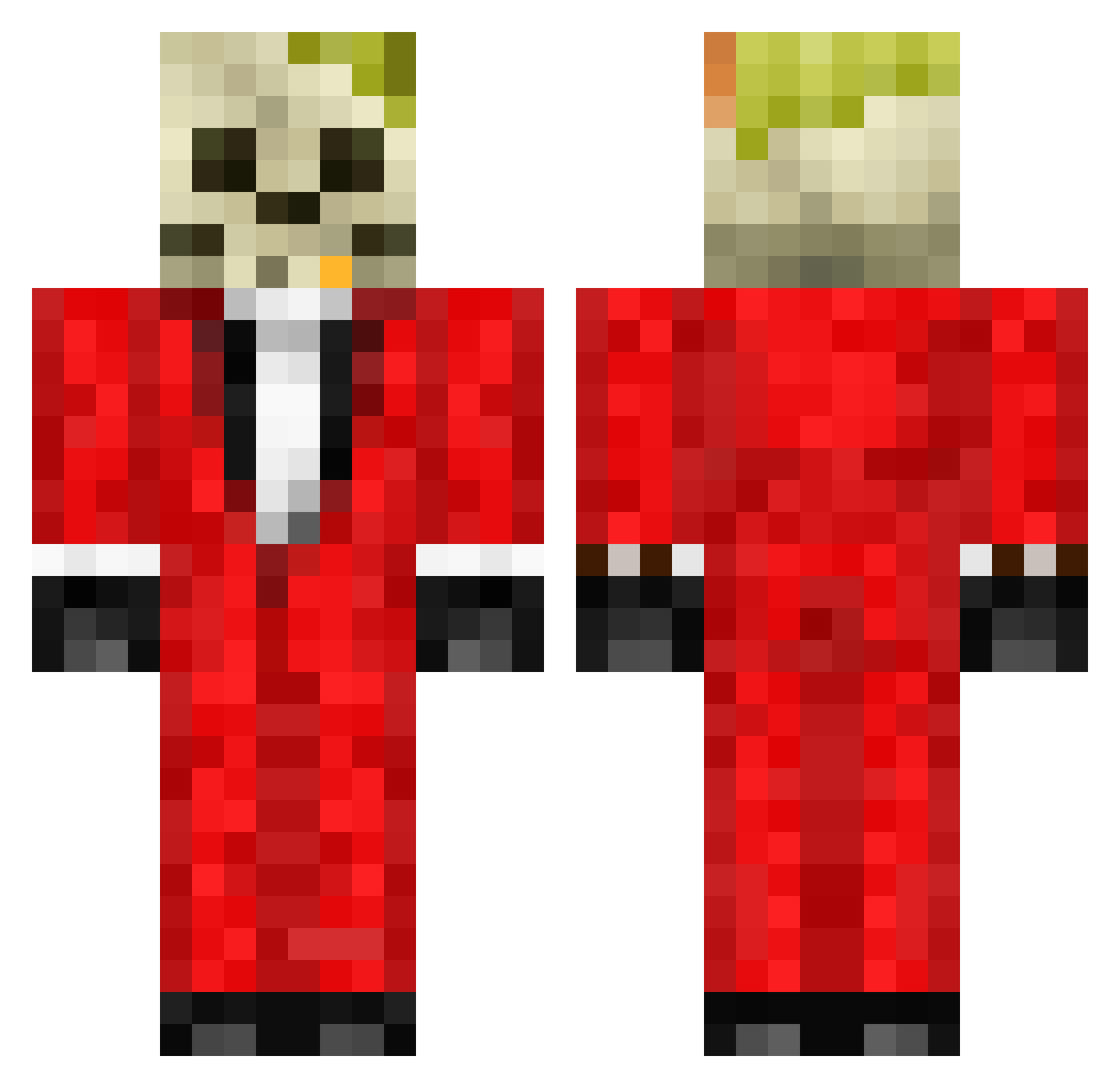 stif1550 Minecraft skin, front and back view