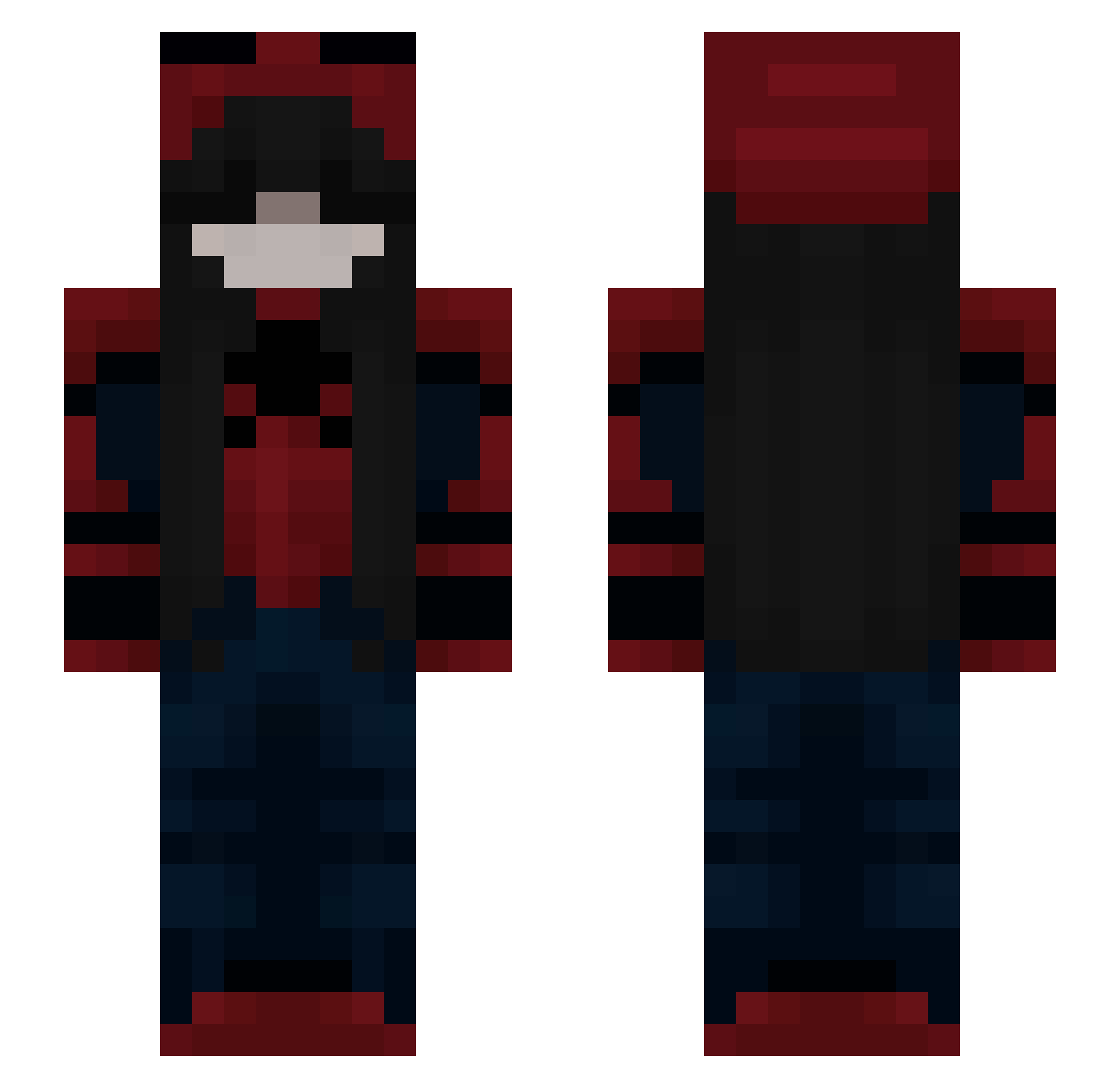 Julitaaaa Minecraft skin, front and back view