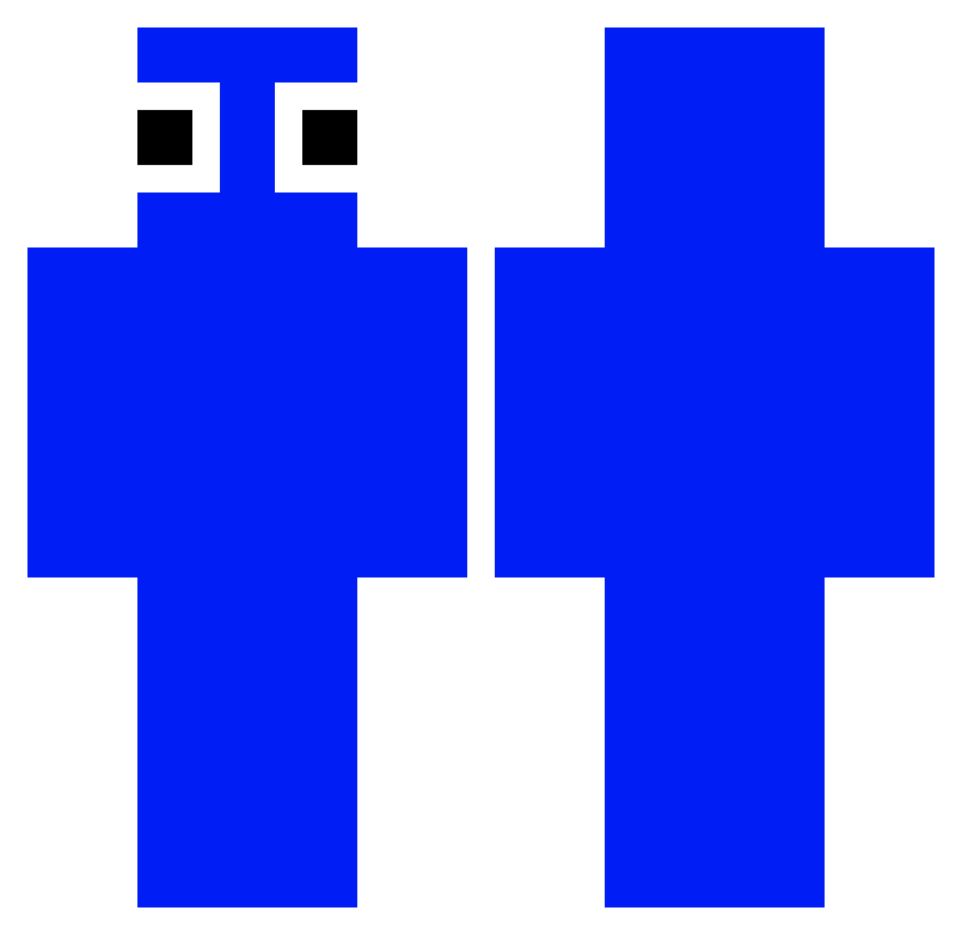 CHIEN_ENRAGER Minecraft skin, front and back view