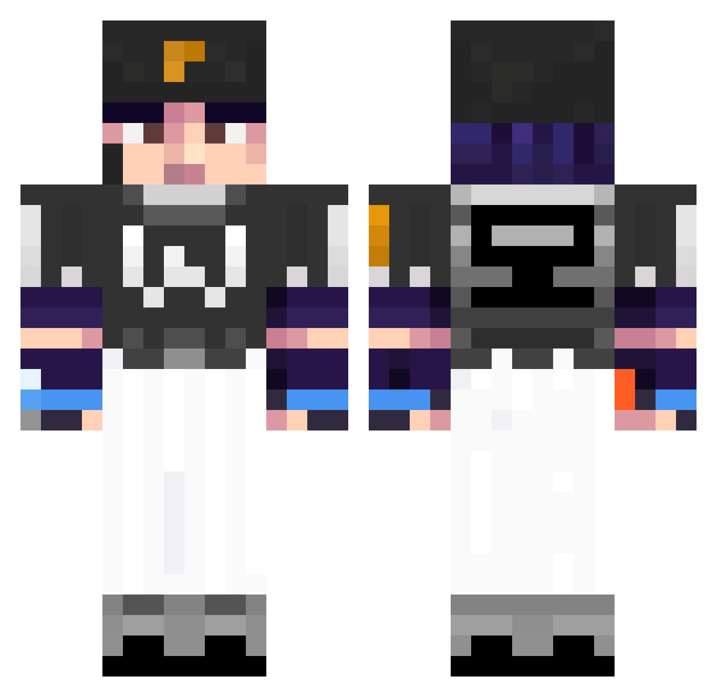 _HaeSoI_ Minecraft skin, front and back view
