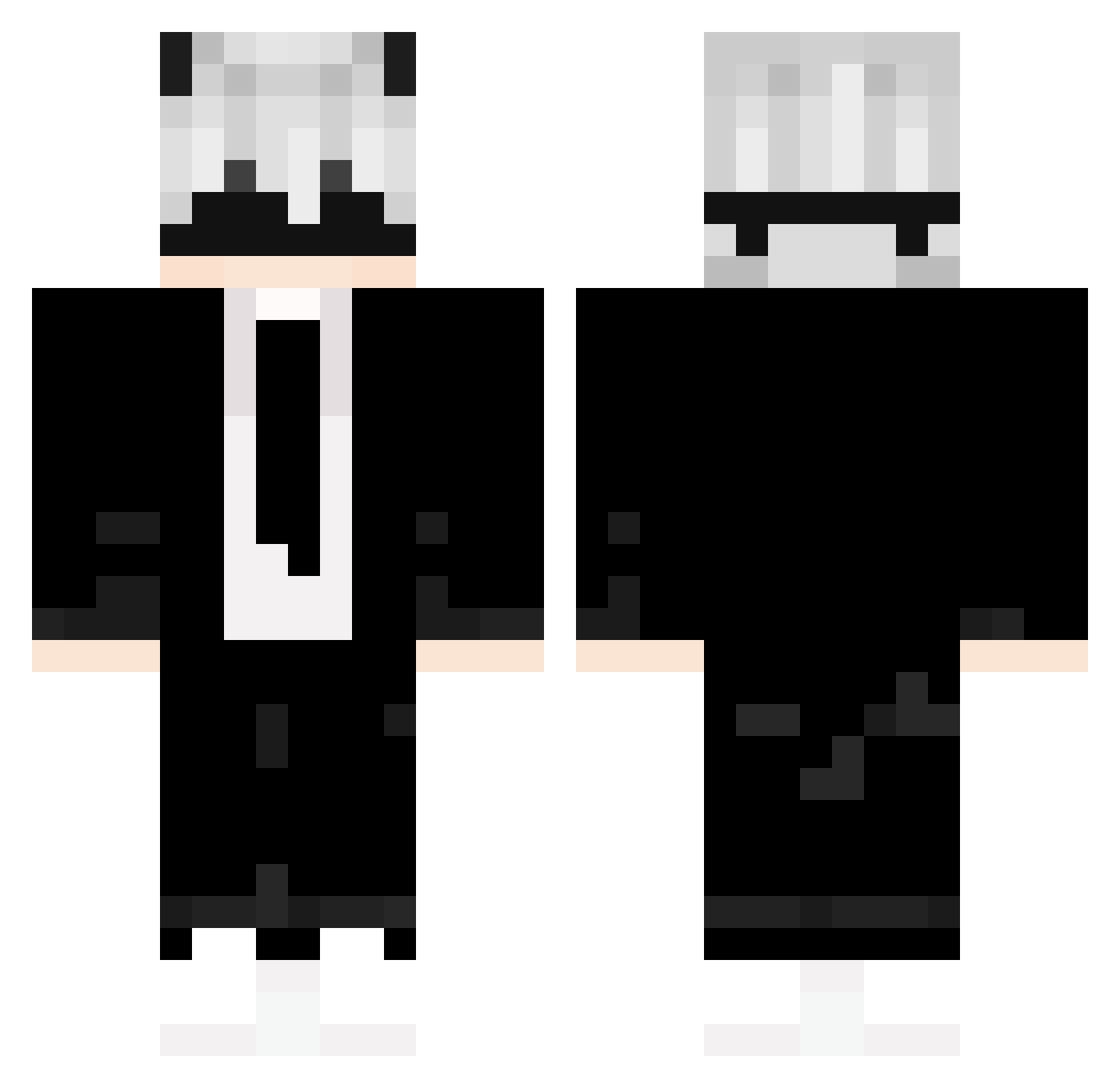 HoppelJerry Minecraft skin, front and back view